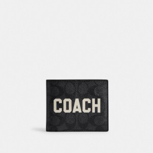 Coach 3 In 1 Wallet In Signature Canvas With Graphic グレー カラー | COH866724