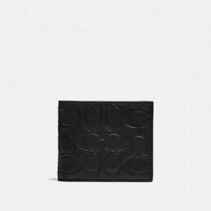 Coach 3 In 1 Wallet In Signature Leather 黒 | COH866718