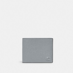 Coach 3 In 1 Wallet With Signature Canvas Interior グレー 青 | COH866696