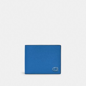 Coach 3 In 1 Wallet With Signature Canvas Interior 青 | COH866703