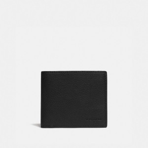 Coach 3 In 1 Wallet With Signature Canvas Detail 黒 カーキ | COH866720