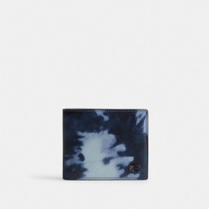Coach 3 In 1 Wallet With Tie Dye Print ネイビー カラー | COH866726