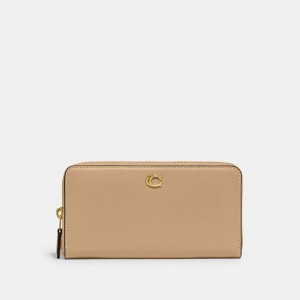 Coach Accordion Zip Wallet ブラウン | COH865500