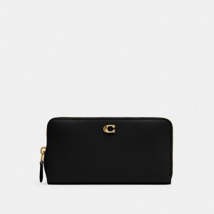 Coach Accordion Zip Wallet 黒 | COH865501