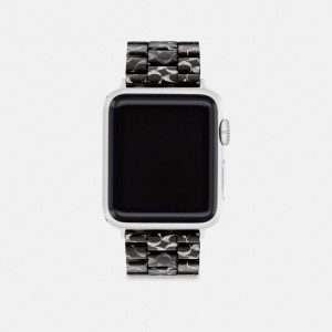 Coach Apple Watch® Strap, 38 Mm, 40 Mm And 41 Mm 黒 | COH866963