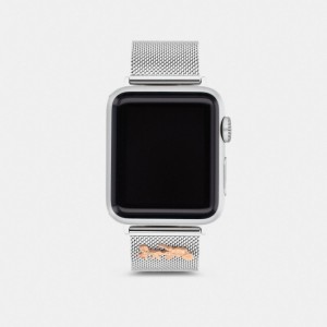 Coach Apple Watch® Strap, 38 Mm And 40 Mm グレー | COH866273