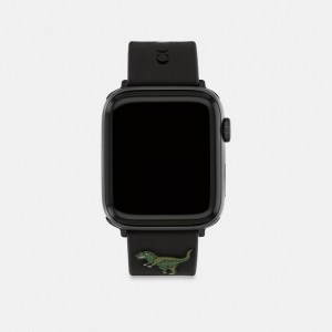Coach Apple Watch® Strap, 42 Mm, 44 Mm And 45 Mm 黒 | COH866960