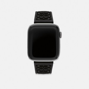 Coach Apple Watch® Strap, 42 Mm And 44 Mm 黒 | COH866968