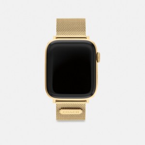 Coach Apple Watch® Strap, 42 Mm And 44 Mm ゴールド | COH866969