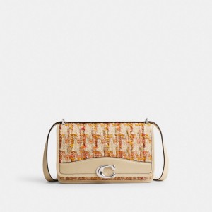 Coach Bandit Shoulder Bag In Tweed シルバー カラー | COH865340
