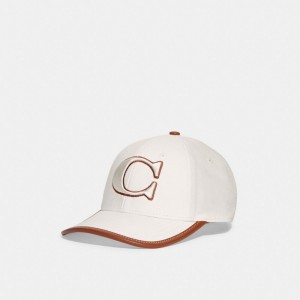 Coach Baseball Hat 白 | COH866412