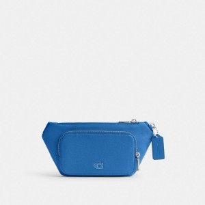 Coach Belt Bag With Signature Canvas Interior Detail 青 | COH865192