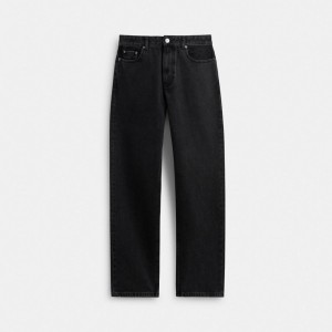 Coach Black Taper Jeans In Organic Cotton 黒 | COH866946