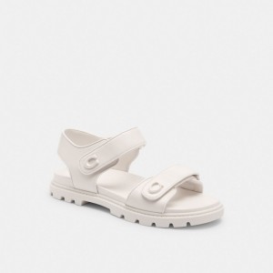 Coach Brynn Sandal 白 | COH865859