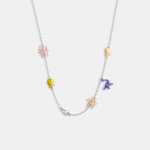 Coach Bug Charm Necklace シルバー カラー | COH866131