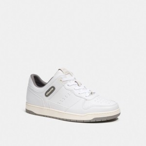 Coach C201 Sneaker 白 グレー | COH866812