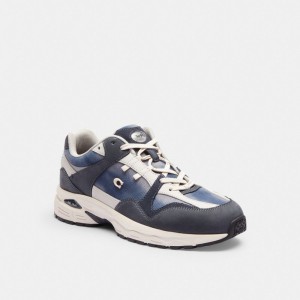 Coach C301 Sneaker With Tie Dye ネイビー | COH865840
