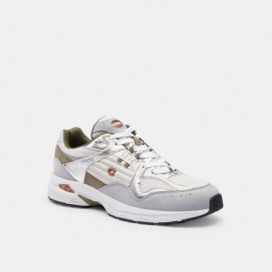 Coach C301 Sneaker 白 グレー | COH866794