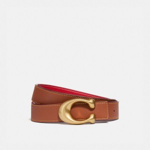 Coach C Hardware Reversible Belt, 32 Mm 赤 | COH866312