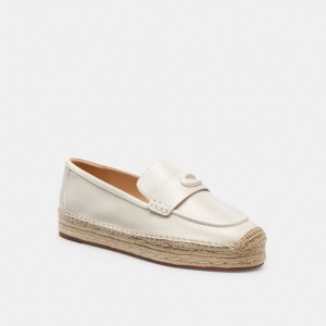 Coach Camilla Espadrille 白 | COH865788