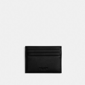 Coach Card Case In Signature Jacquard グレー 黒 | COH866763