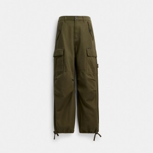 Coach Cargo Pants In Organic Cotton 緑 | COH866051