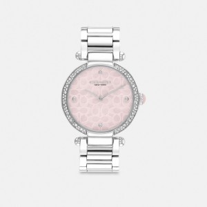 Coach Cary Watch, 34 Mm グレー ピンク | COH866279