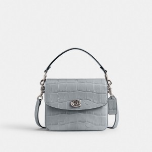 Coach Cassie Crossbody Bag 19 シルバー グレー 青 | COH864929