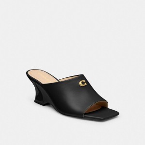 Coach Celeste Wedge 黒 | COH865735