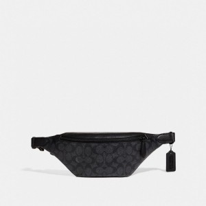 Coach Charter Belt Bag 7 In Signature Canvas グレー | COH866572