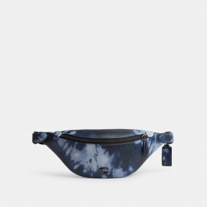Coach Charter Belt Bag 7 With Tie Dye Print ネイビー カラー | COH866574