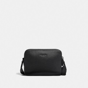 Coach Charter Crossbody Bag 24 黒 銅 黒 | COH865383