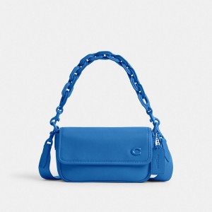 Coach Charter Flap Crossbody 18 青 | COH866568
