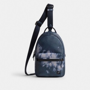 Coach Charter Pack With Tie Dye Print ネイビー カラー | COH866519
