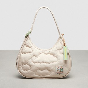 Coach Coachtopia Loop Ergo Bag With Cloud Quilting ベージュ | COH864873