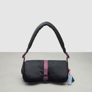 Coach Coachtopia Loop Puffy Wavy Dinky Bag 黒 | COH864980