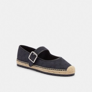 Coach Courtney Espadrille In Signature Canvas 黒 | COH865763
