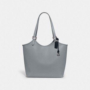 Coach Day Tote Bag シルバー グレー 青 | COH865051