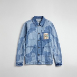 Coach Denim Jacket In Wavy Wash 青 カラー | COH866863