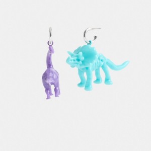 Coach Dinosaur Mismatch Earrings シルバー カラー | COH866185