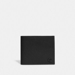 Coach Double Billfold Wallet 黒 | COH866708