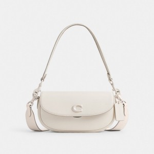 Coach Emmy Saddle Bag 23 シルバー | COH864819