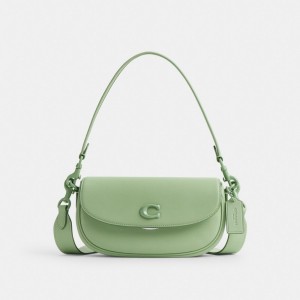 Coach Emmy Saddle Bag 23 シルバー | COH865227
