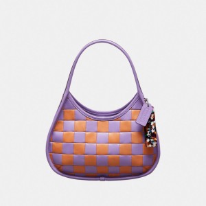 Coach Ergo Bag In Checkerboard Patchwork Upcrafted Leather オレンジ | COH864958