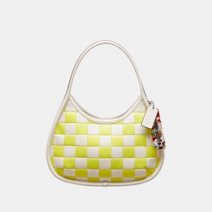 Coach Ergo Bag In Checkerboard Patchwork Upcrafted Leather ライト黄色 | COH864811