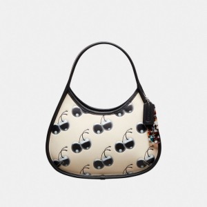 Coach Ergo Bag In Coachtopia Leather With Cherry Print 黒 カラー | COH864974
