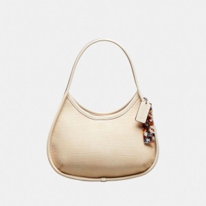 Coach Ergo Bag In Croc Embossed Coachtopia Leather ベージュ | COH864751