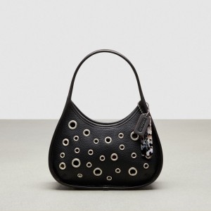 Coach Ergo Bag In Pebbled Coachtopia Leather: Grommets 黒 | COH864816