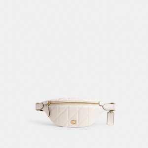 Coach Essential Belt Bag With Pillow Quilting 白 | COH865442