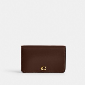 Coach Essential Slim Card Case チョコレート | COH865489
